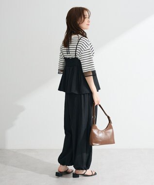 Green Parks 【適ON】遮熱チュールドッキングプルオーバー Border