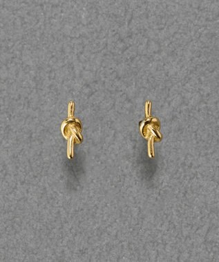 Phoebe 【金属アレルギー対応】プチノットピアス　ゴールド/サージカルステンレス ゴールド