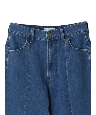 earth music&ecology Ｌｅｅ×ｅ．ｍ．ａ．ｅ．スリットフレアデニムパンツ Light Indigo