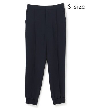  【洗える・S-size】SENTIER / バックサテンジョグパンツ