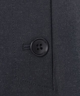 J.PRESS LADIES 【洗える・接触冷感・UVケア・吸水速乾・防透け】麻シェルドライ ワイドストレート マリン パンツ ネイビー系