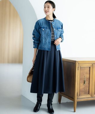 組曲 コットンバスクロング Tシャツ ブラック系1