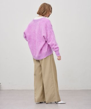 uncrave カシミヤファーニット カーディガン ラベンダー