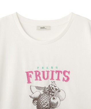 earth music&ecology 刺繍Tシャツ A