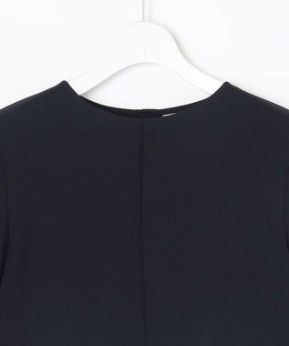 J.PRESS LADIES L 【セットアップ対応】Light ジョーゼット プルオーバー ブラウス ネイビー系