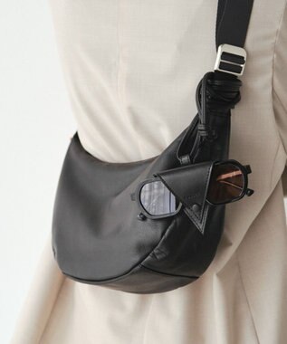 russet レザーメガネホルダー(Z-219) Black