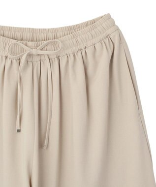 Green Parks イージーケアワイドガウチョパンツ Light Beige