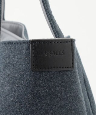Y'SACCS フェルトトート　Mサイズ ダークグレー