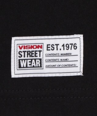 WEGO 【ユニセックス着用ITEM/MLサイズ展開】別注VISIONベアワンポイントT（LS） ブラック