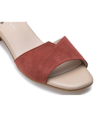 REGAL FOOT COMMUNITY 【リーガルレディース】F40R ストラップサンダル サンダル レッド×ゴールド