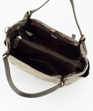 LA BAGAGERIE シャドージャカード 2WAYミニトートバッグ グレージュ