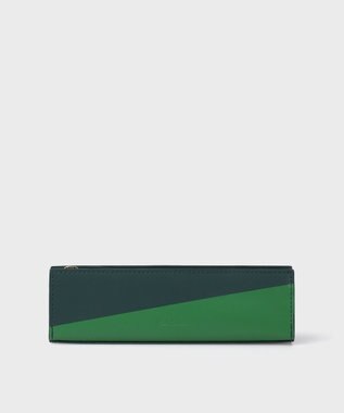 Paul Smith コンビネーション ペンケース ダークグリーン