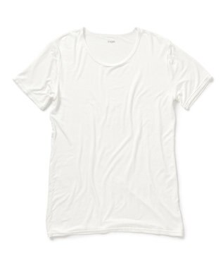 23区GOLF 【MEN】TTON なめらかレーヨン半袖Ｔシャツ ホワイト系