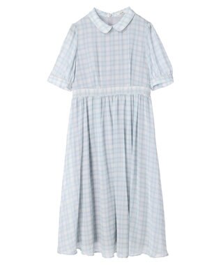 earth music&ecology クラシカルチェックワンピース Beige