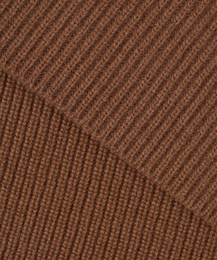 ICB 【洗える】ソフトカシミヤミックス ニットベスト コーヒー系