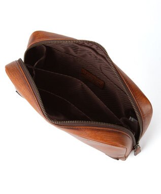 ACE BAGS & LUGGAGE LO HOMME PRESSE アルカイック 本革 日本製 ポーチ 71868 ロ・オム・プレッセ ブラウン