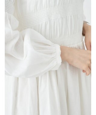 earth music&ecology シャーリングチュニック Off White