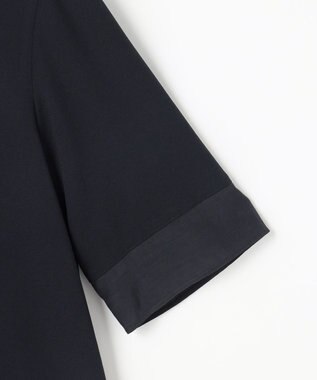 J.PRESS LADIES L 【セットアップ対応】Light ジョーゼット プルオーバー ブラウス ネイビー系