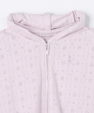 組曲 KIDS 【150-160㎝】 オパールレーシーパーカー ラベンダー