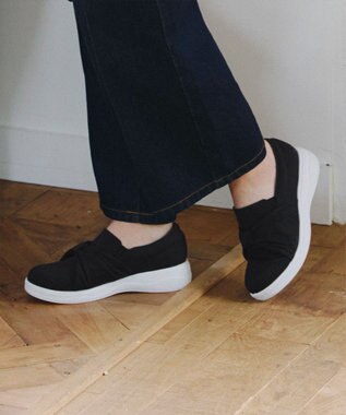 Tiaclasse 【安田美沙子さん着用】キャンバスリボンスリッポン ブラック