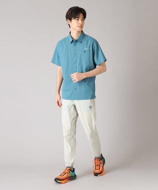 Columbia Columbia/ トレイルラッシュショートスリーブシャツ /コロンビア Cloudburst