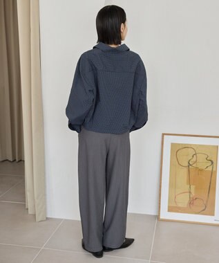 AMERICAN HOLIC カーブスラックスパンツ Gray