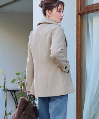 Tiaclasse ショートトレンチコート ベージュ