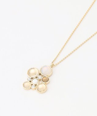 自由区 ドームガラスワントップ ネックレス ゴールド系