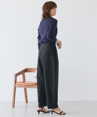 AMERICAN HOLIC カーブスラックスパンツ Black