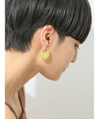 AMERICAN HOLIC カラーレイヤードピアス Yellow