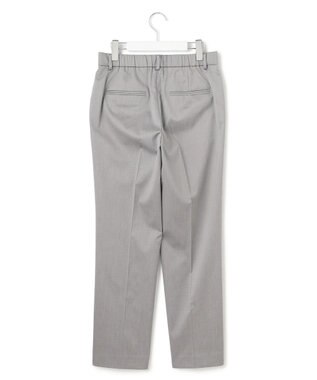 23区 S 【セットアップ対応/洗える】ストレッチシャンブレー テーパード パンツ ライトグレー系
