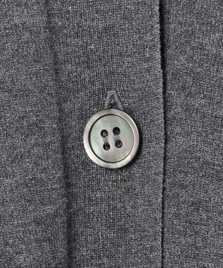 組曲 【加藤ローサさん着用 / 2WAY】スムースストレッチカシュクール カーディガン グレー系