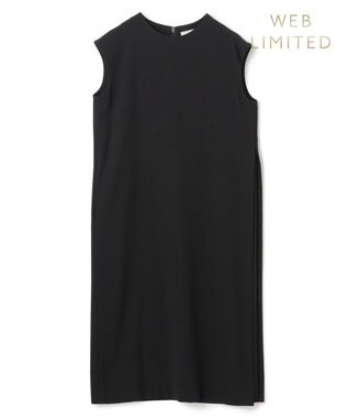 BEIGE， CINDY / サイドタックドレス Black×Black
