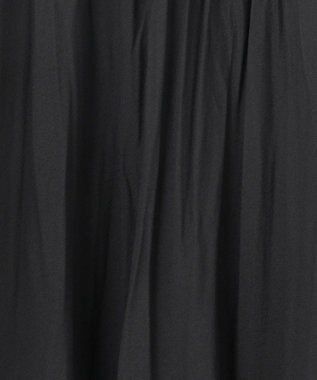 J.PRESS LADIES L 【洗える】パウダリージャージー ランダムプリーツ スカート ブラック系