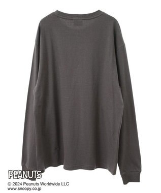 Green Parks ■ＰＥＡＮＵＴＳ　クロスステッチロンＴ Charcoal Gray