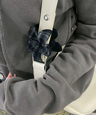 WEGO L総柄フラワーバンス ブラックチェック1