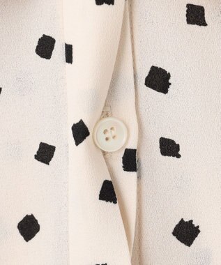 TOCCA PROMISE RIBBON ROSETTE ドット柄ブラウス アイボリー系5