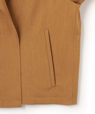 BEIGE， ZINNIA / ノーカラーブルゾン Ocre