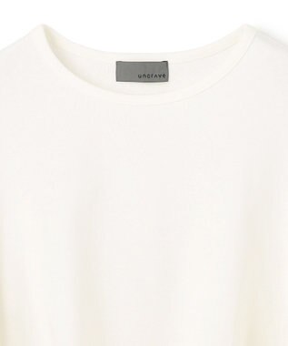 uncrave ダブルフェイスジャージー ハンカチスリーブトップス オフ