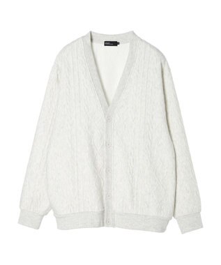 CRAFT STANDARD BOUTIQUE ケーブル柄カットカーディガン2 Oatmeal