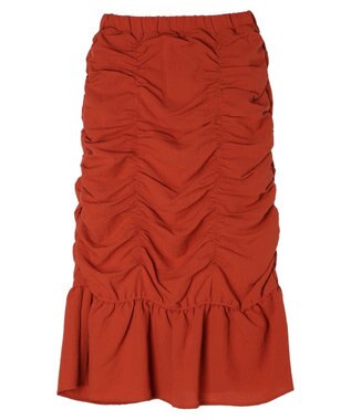 Green Parks ・ＳＵＧＡＲ　ＳＰＯＯＮ　ギャザーＩラインスカート Terracotta