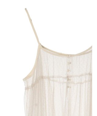 AMERICAN HOLIC チュールキャミワンピース Ivory