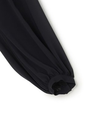BEIGE， IVES / ゴールドビーズブラウス Black