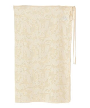 Green Parks レース巻きスカート Black