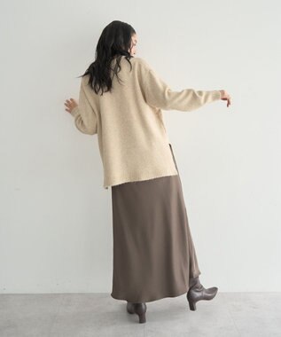 YECCA VECCA 襟付きVネックニット Beige