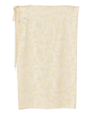 Green Parks レース巻きスカート Black