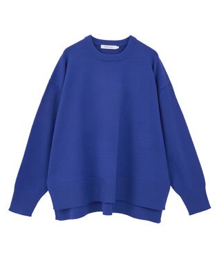 AMERICAN HOLIC 【WEB限定】バイパチサイドスリットニットプルオーバー Blue