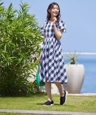 Tiaclasse 【安田美沙子さん着用】キャンバスリボンスリッポン ブラック