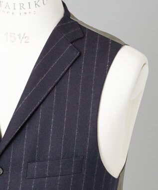 GOTAIRIKU 【MARLING&EVANS】FLANNEL スリーピーススーツ ネイビー系1