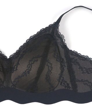 Wing ノンワイヤーブラ 吸いつくようなフィット感 軽いつけごこち ナチュラルなバストシルエット ブラジャー KB4100 ウイング／ワコール ブラック